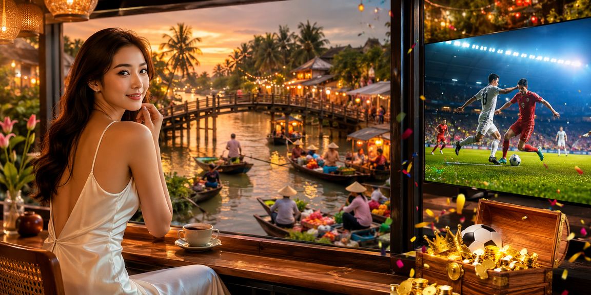 Người dùng vùng Mekong theo dõi kết quả cá cược bóng đá tại quán cà phê